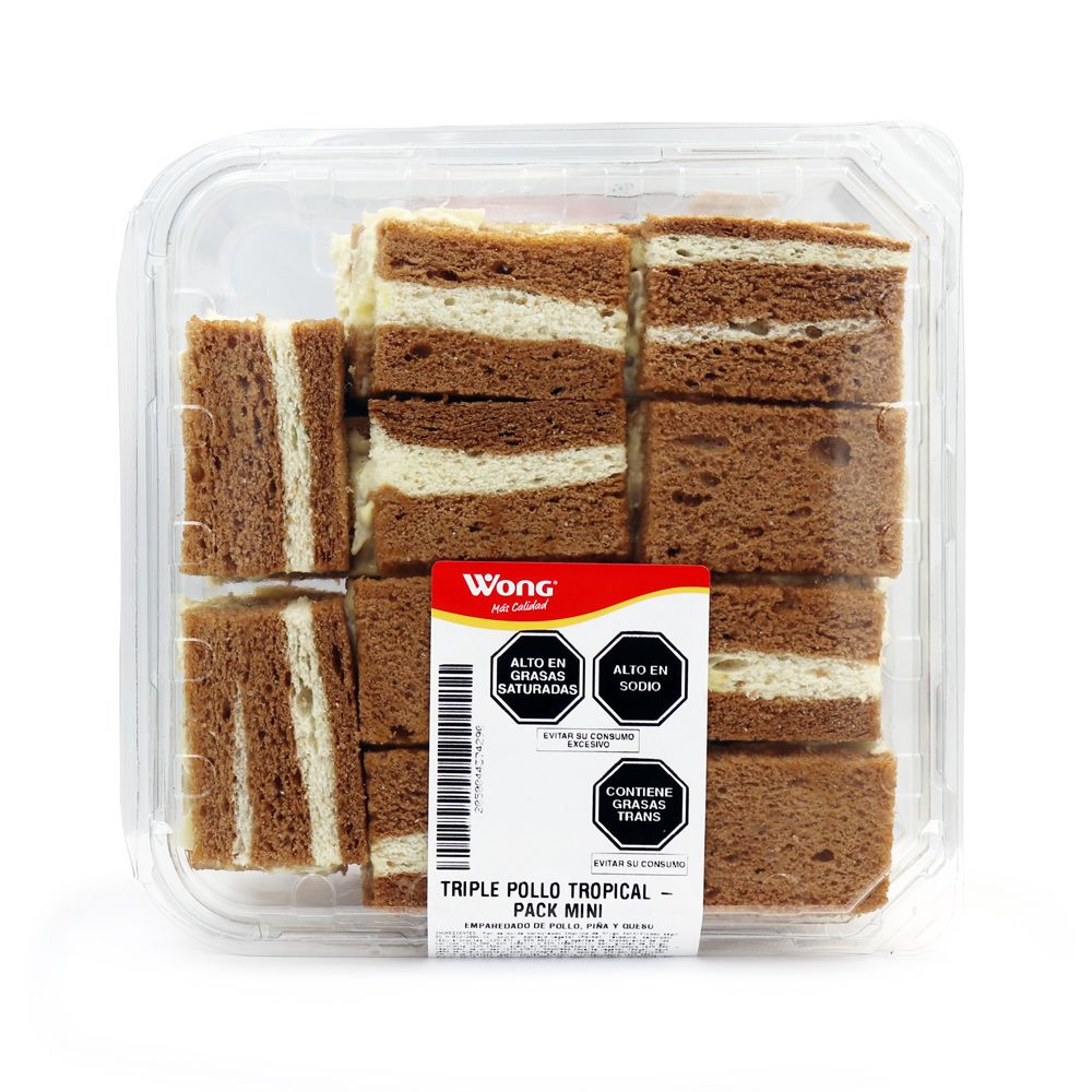 Pack Mini Triples: Pollo Tropical 10un