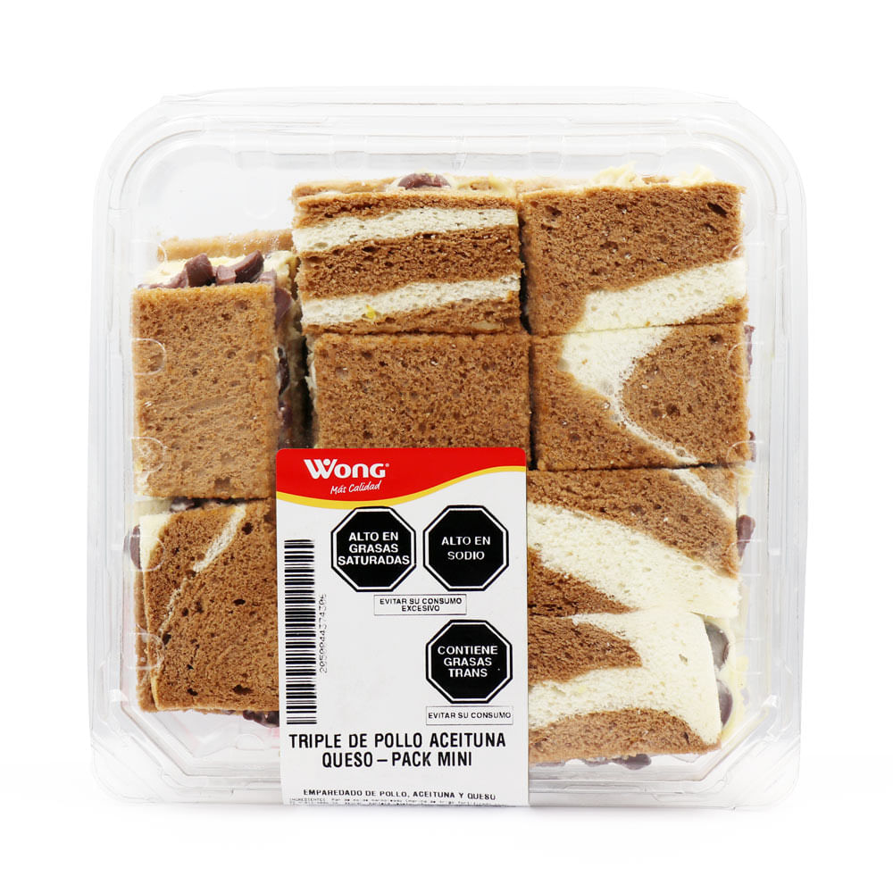 Pack Mini Triples: Pollo, Aceituna y Queso 10un