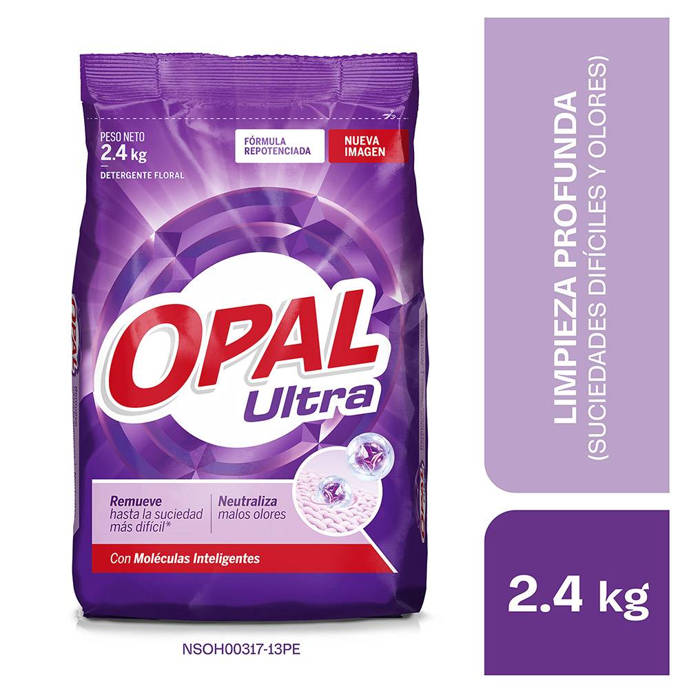 Detergente en Polvo Opal Ultra 2.4kg