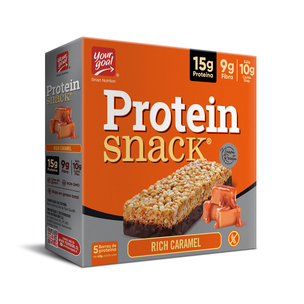 Barra de Proteína Protein Snack Caramelo 5un