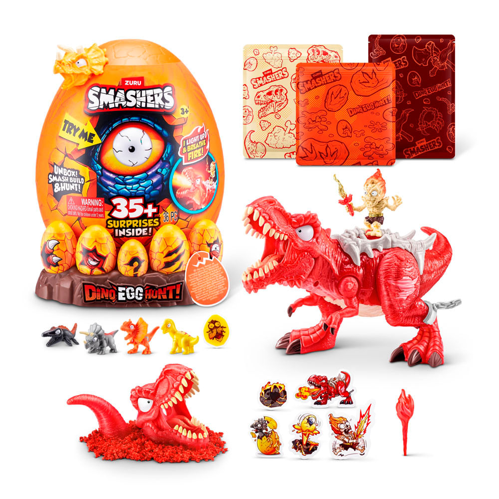 Caza Huevo Smashers Dino Luz Sonido