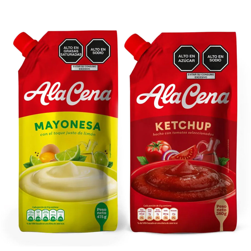 Pack AlaCena: Mayonesa 475g + Ketchup 380g