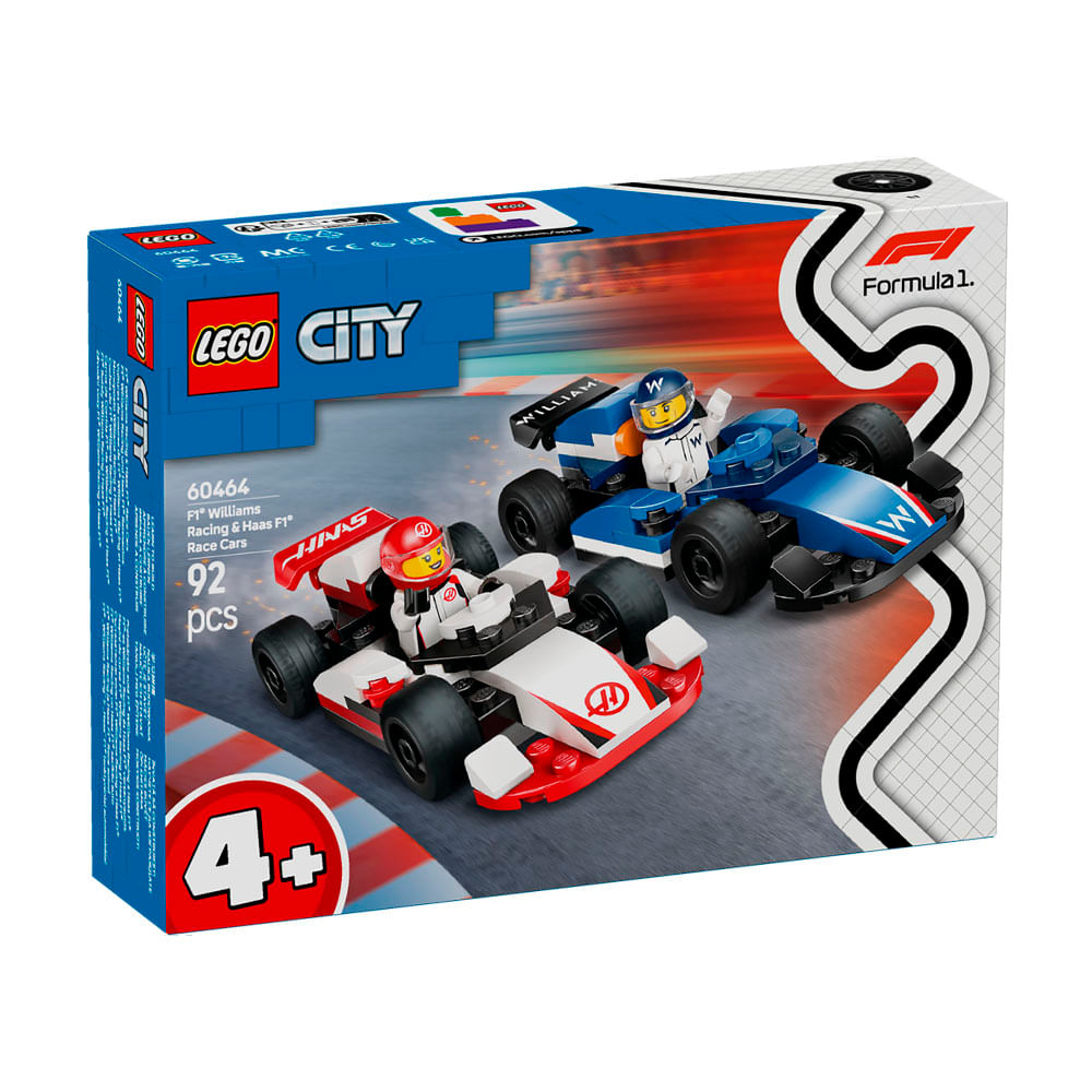 Set Lego F1 Williams Racing y Autos Carrera Haas