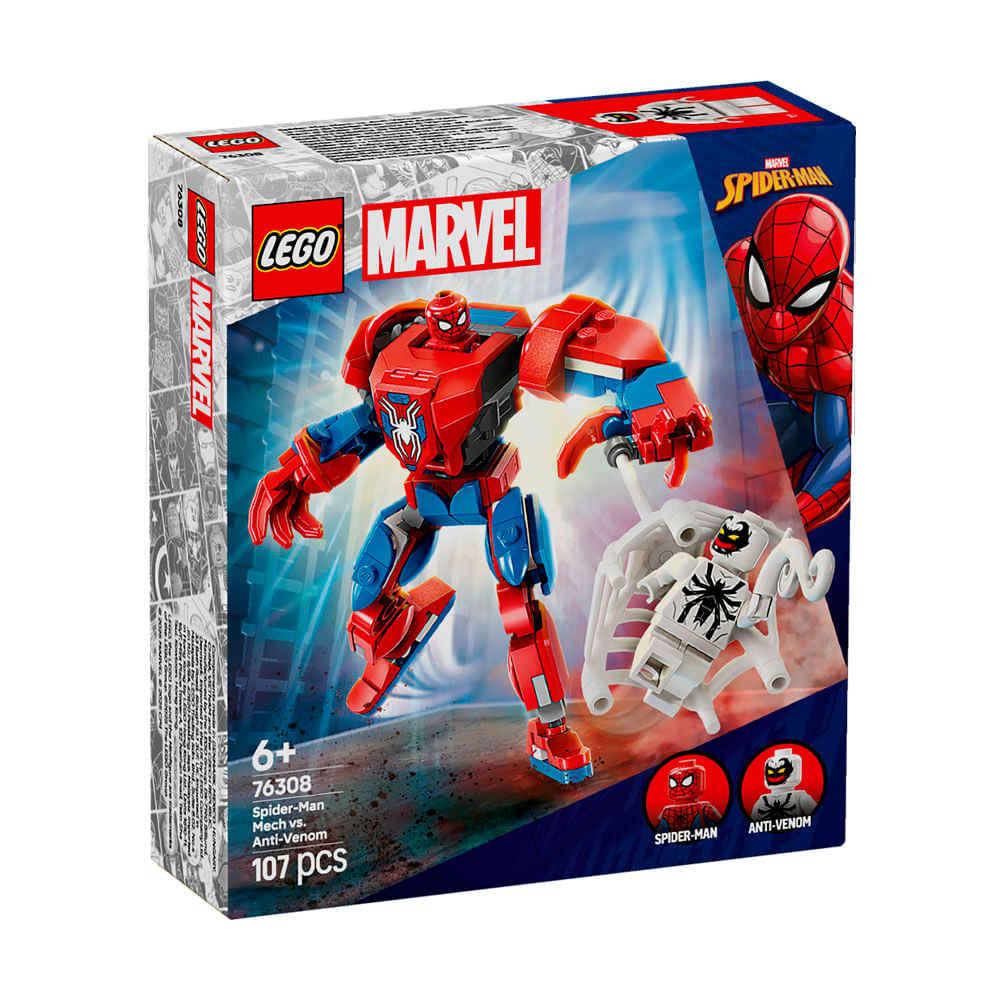 Set Lego Spiderman Mech Contra Anti Venom
