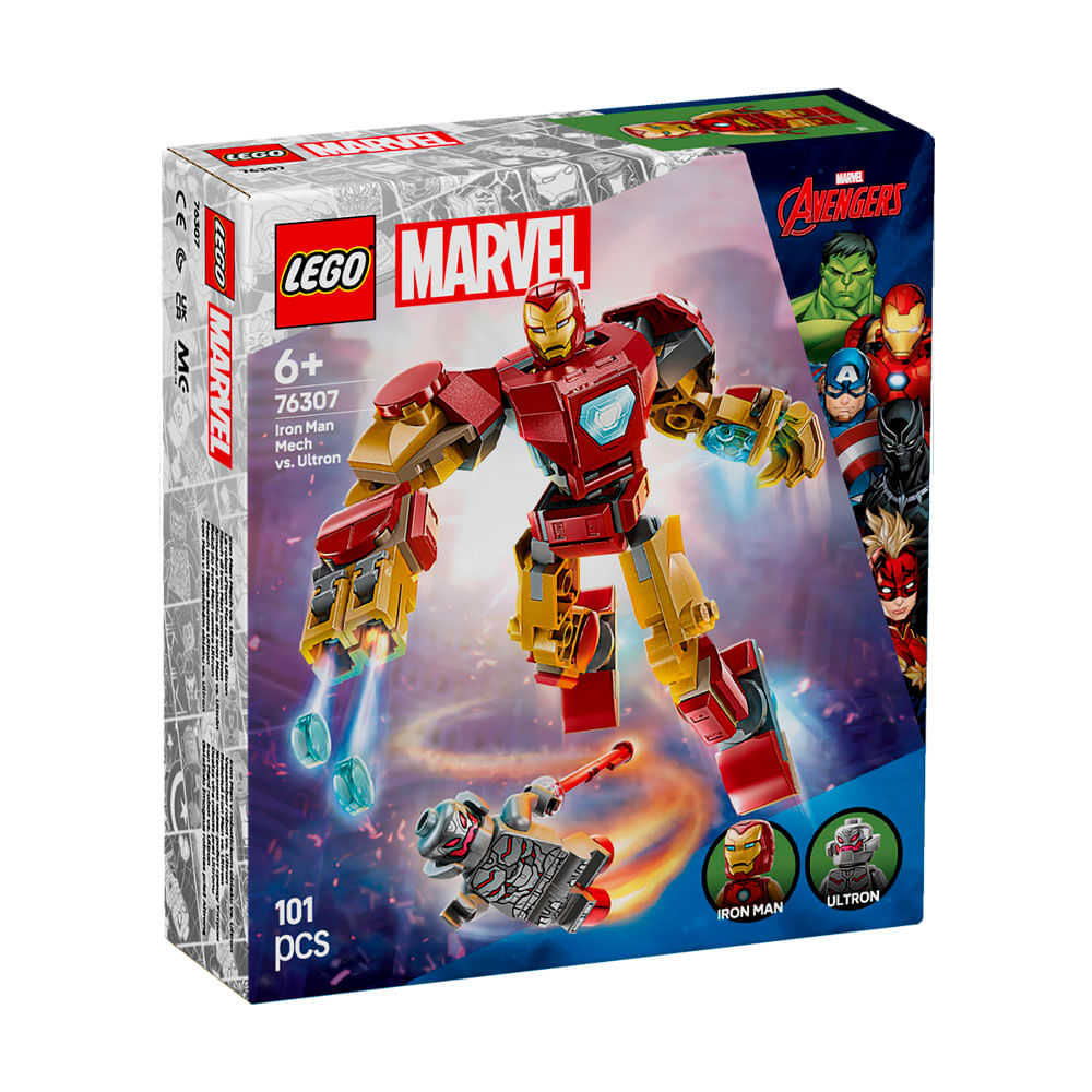 Set Lego Iron Man Mech Contra Ultron