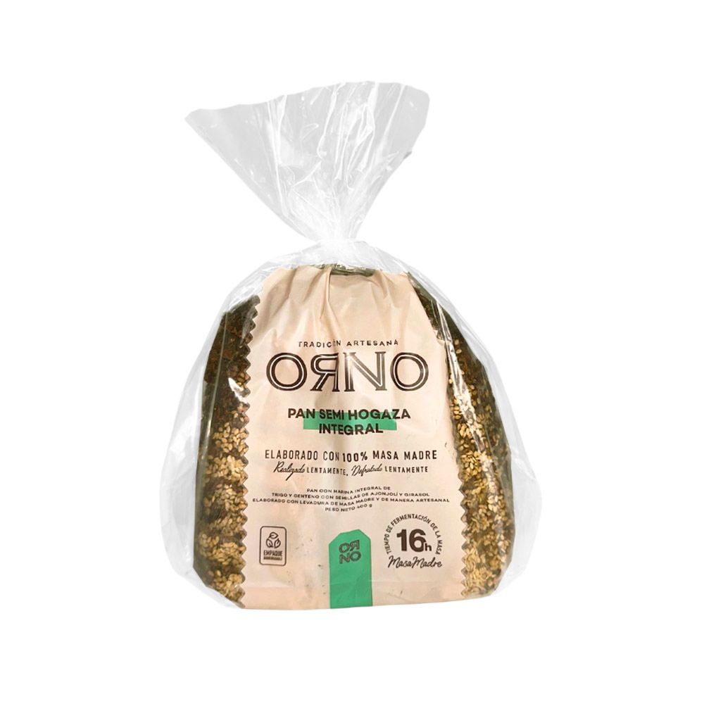 Pan Semi Hogaza Integral Orno 400g