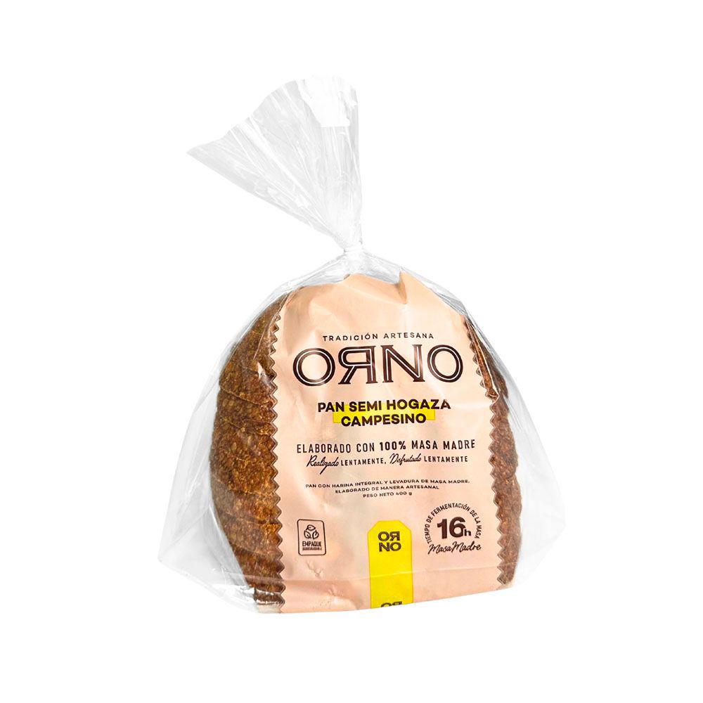 Pan Semi Hogaza Campesino Orno 400g