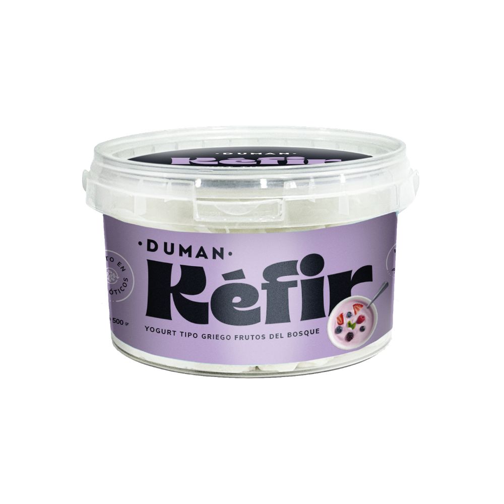 Yogurt Kéfir Duman Fruto del Bosque 500g