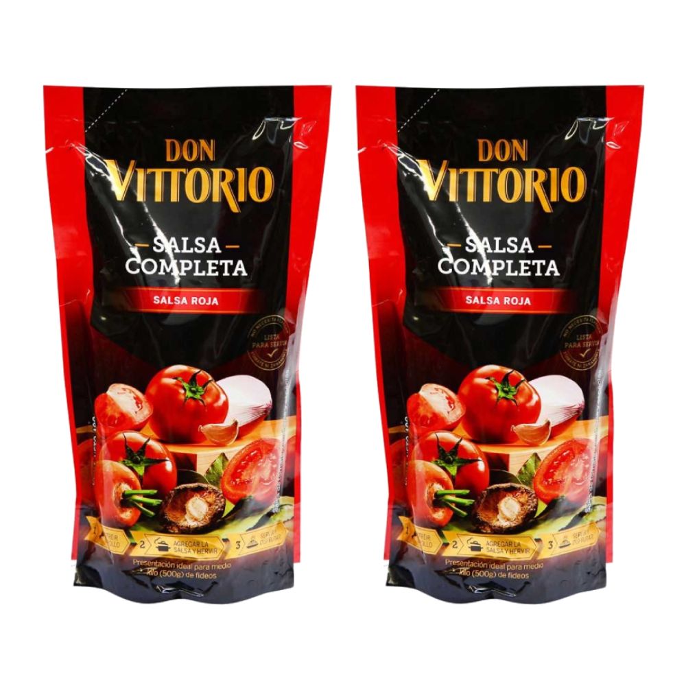 Twopack Salsa Roja Completa Don Vittorio 400g