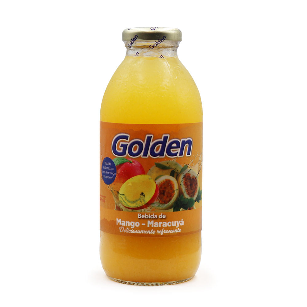 Bebida de Mango y Maracuyá Golden Botella 485ml