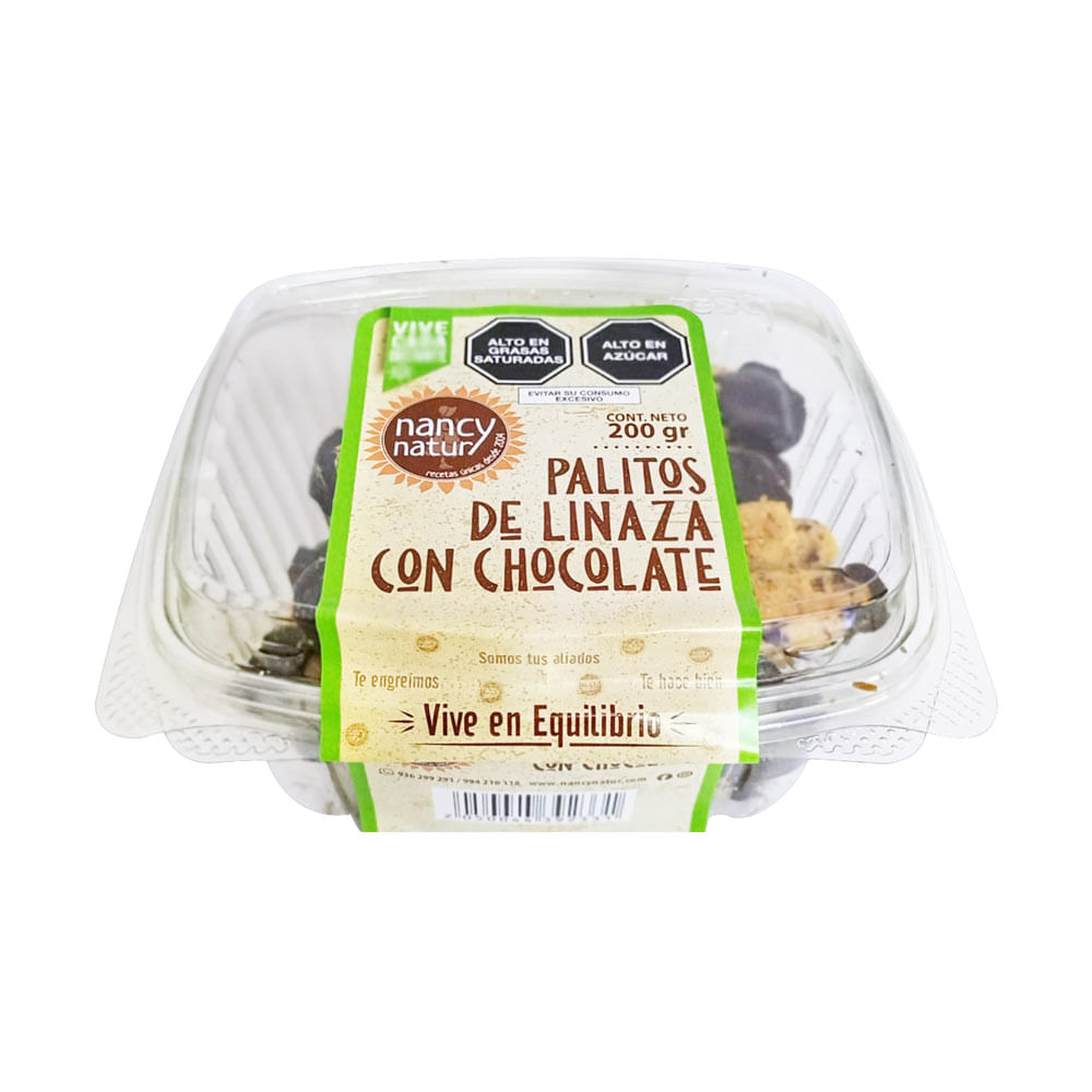 Palitos de Linaza con Chocolate Nancy Natur 200g