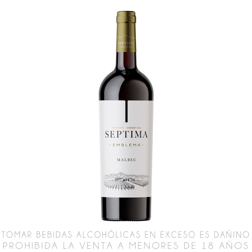 Vino Tinto Malbec Séptima Botella 750ml