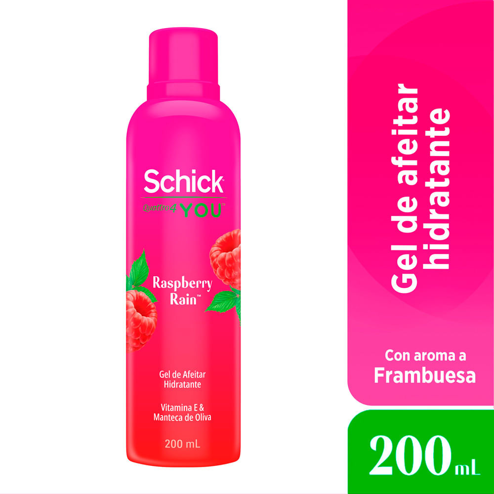 Gel de Afeitar Schick Gel Quattro Woman Raspberry 200ml
