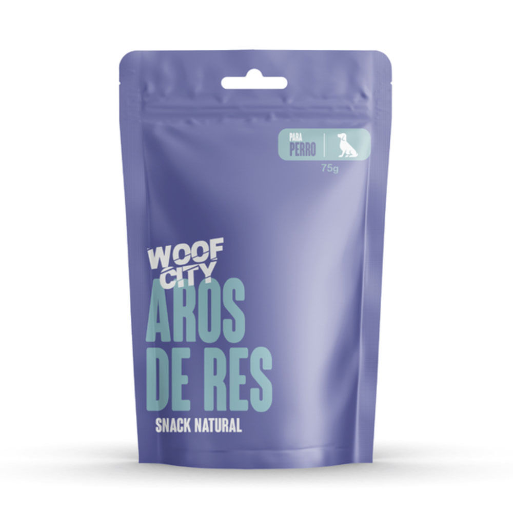 Snack Woof City Aros de Res