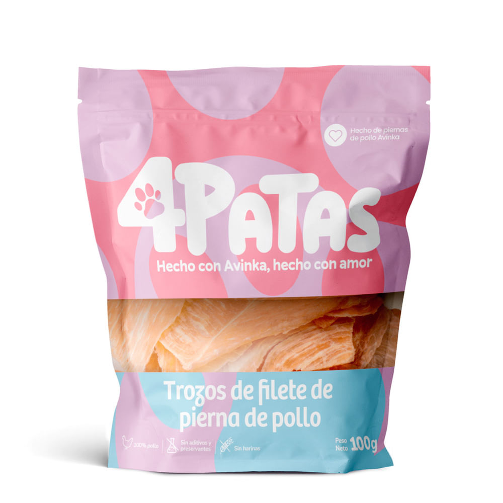 Filete de Pierna de Pollo Deshidratado 100gr