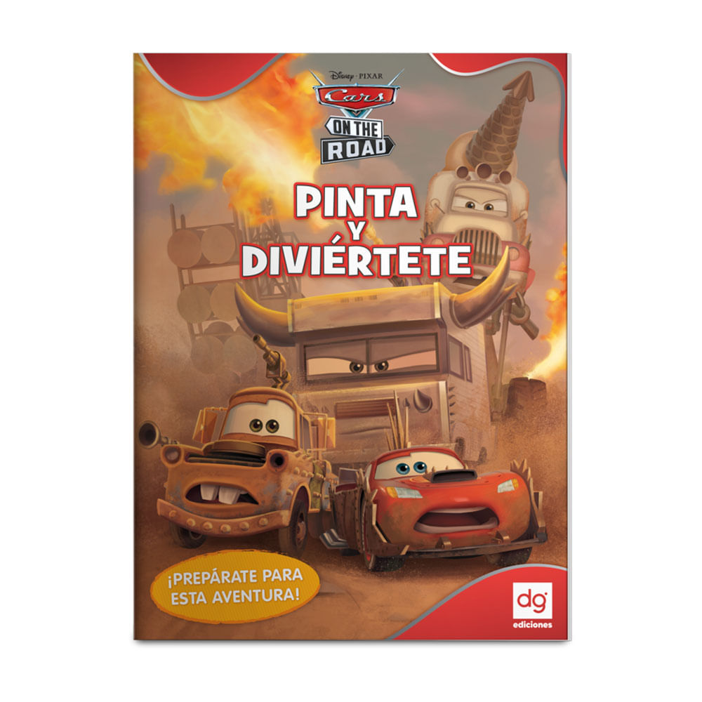 Libro Pinta y Diviertete con Cars