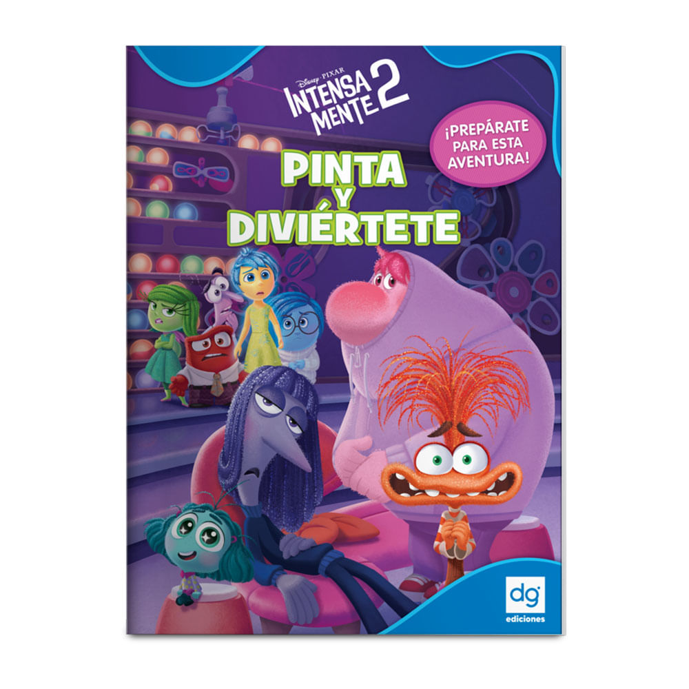 Libro Pinta y Diviertete con Intensamente