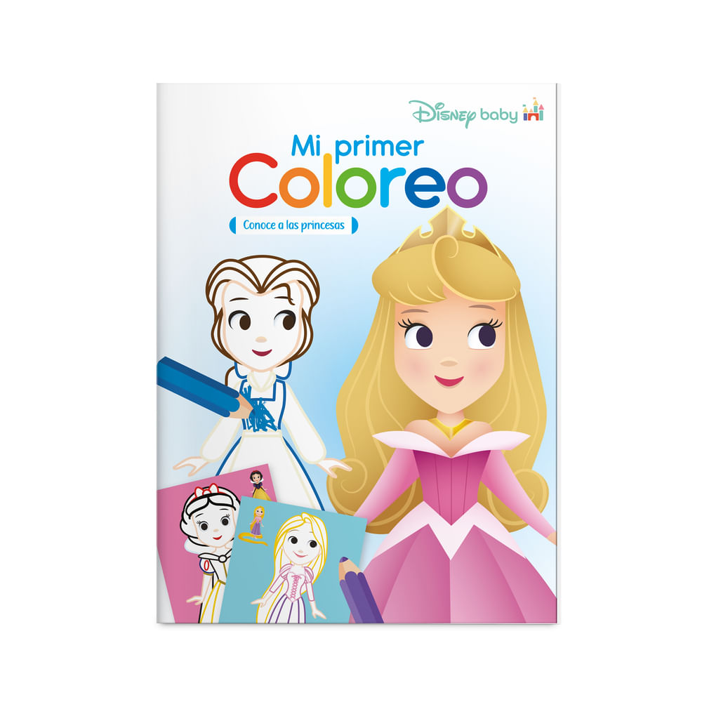 Libro Mi Primer Coloreo Princesas