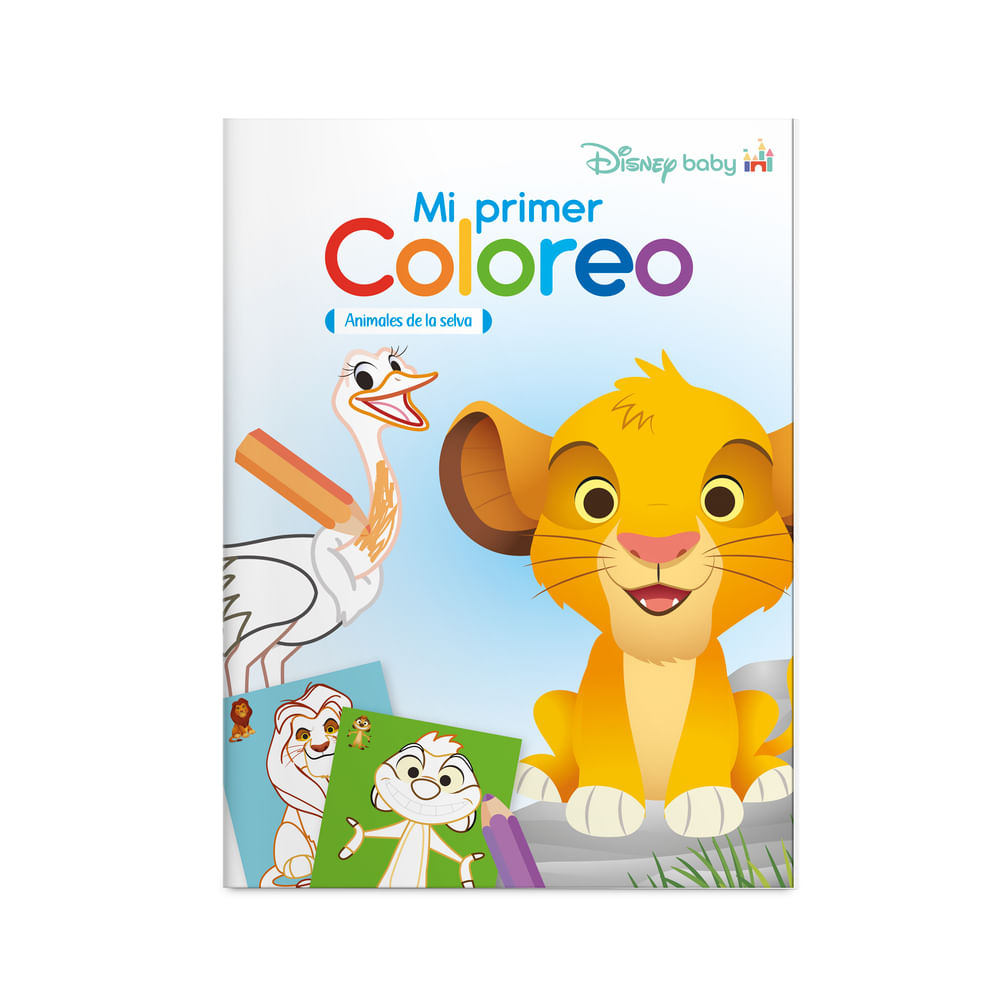 Libro Mi Primer Coloreo el Rey León