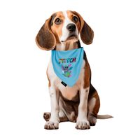 Bandana Rever Collar Stitch Light Blue S
