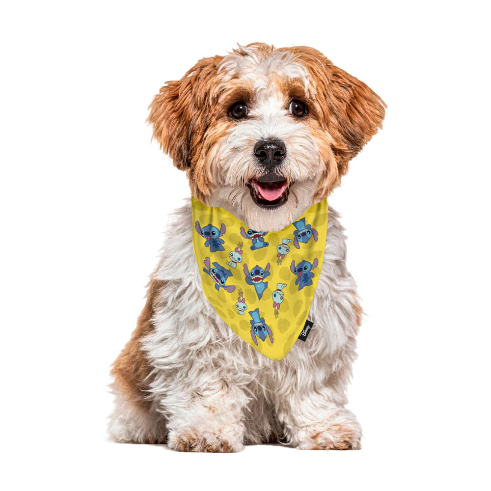 Bandana Rever Collar Stitch Yellow S