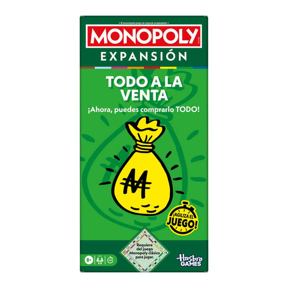 Juego de Mesa Monopoly EXPANSION Todo a la Venta