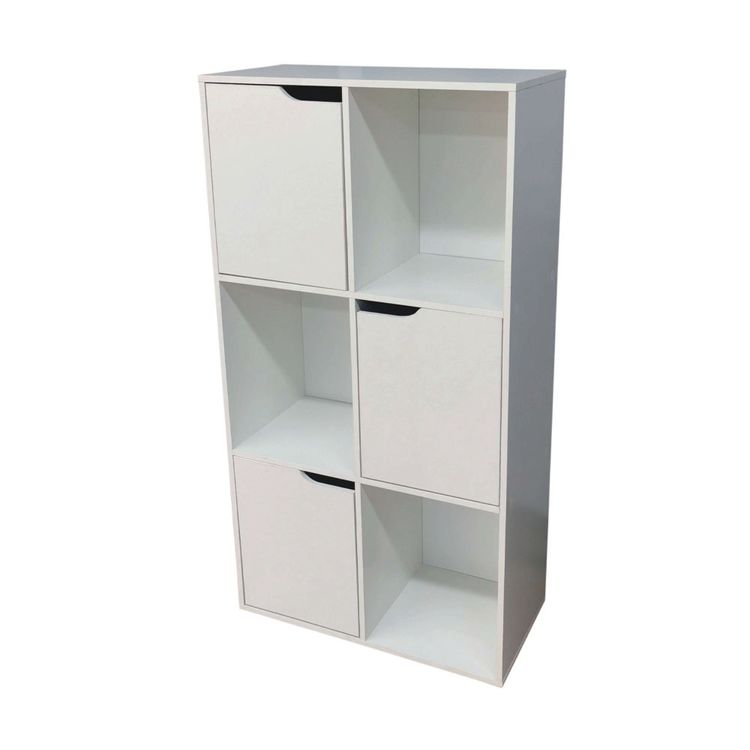 Estante-Leo-M-Design-3-Espacios-3-Puertas-70x35x116cm-Blanco-1-351683737