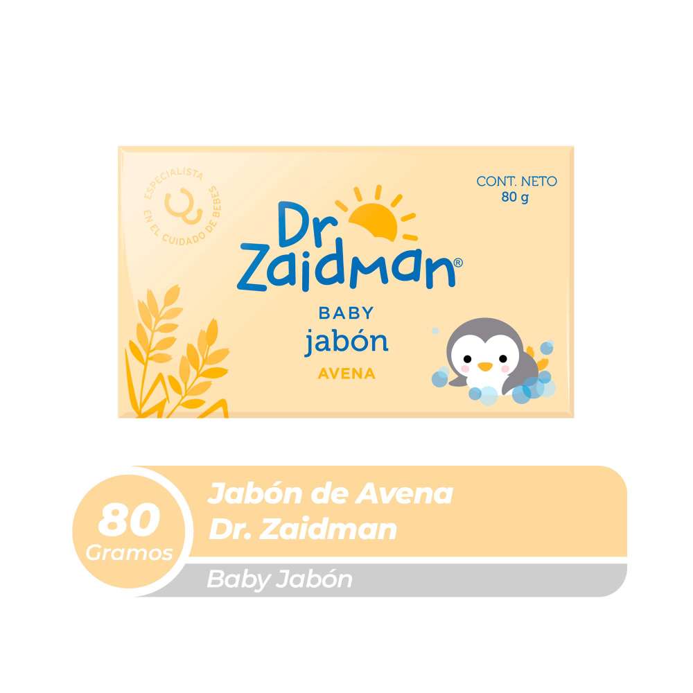 Jabón de Avena Dr Zaidman Con Crema Humectante Barra 80 g