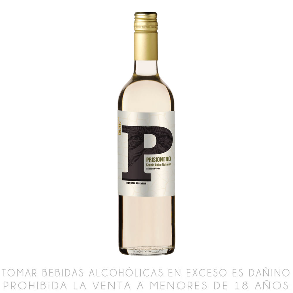 Vino Blanco Chenin Prisionero Dulce Natural Botella 750ml