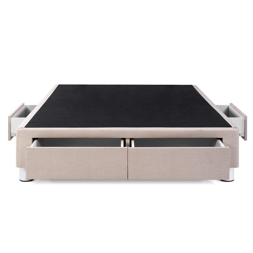 Box Tarima Paraíso Cajones Champagne 2 Plazas