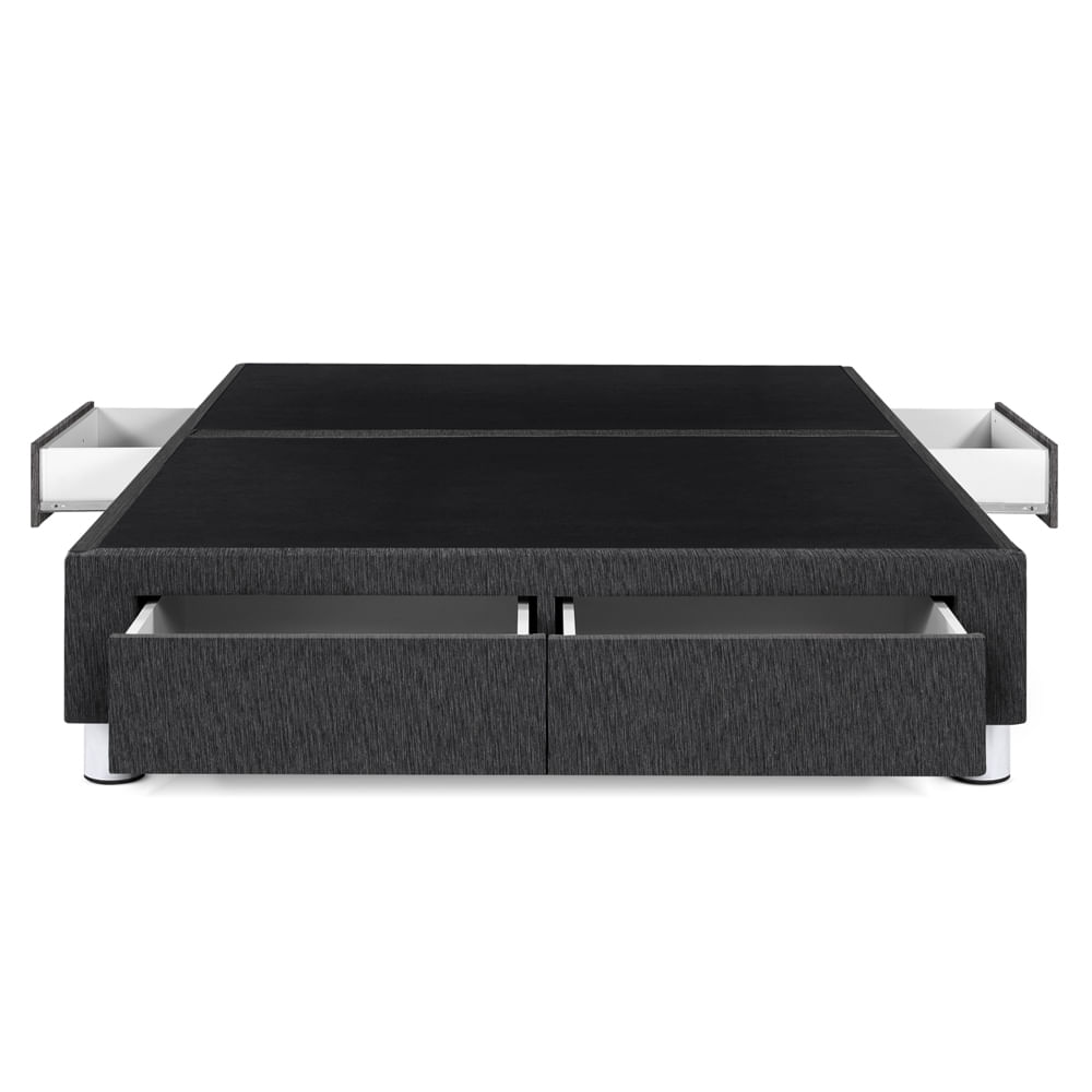 Box Tarima Paraíso Cajones Charcoal King