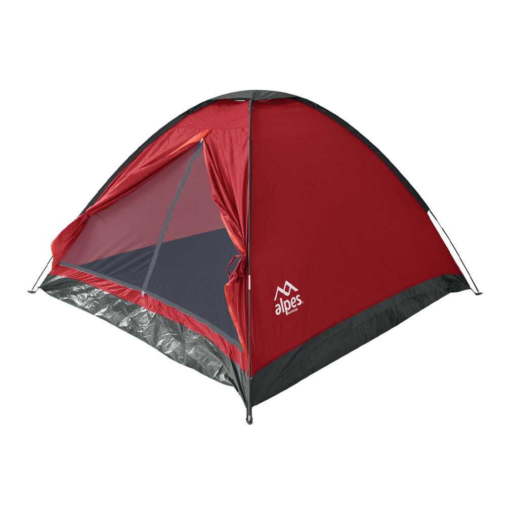 Carpa Alpes 6 Personas Dome Galapagos 240x240x150cm Rojo