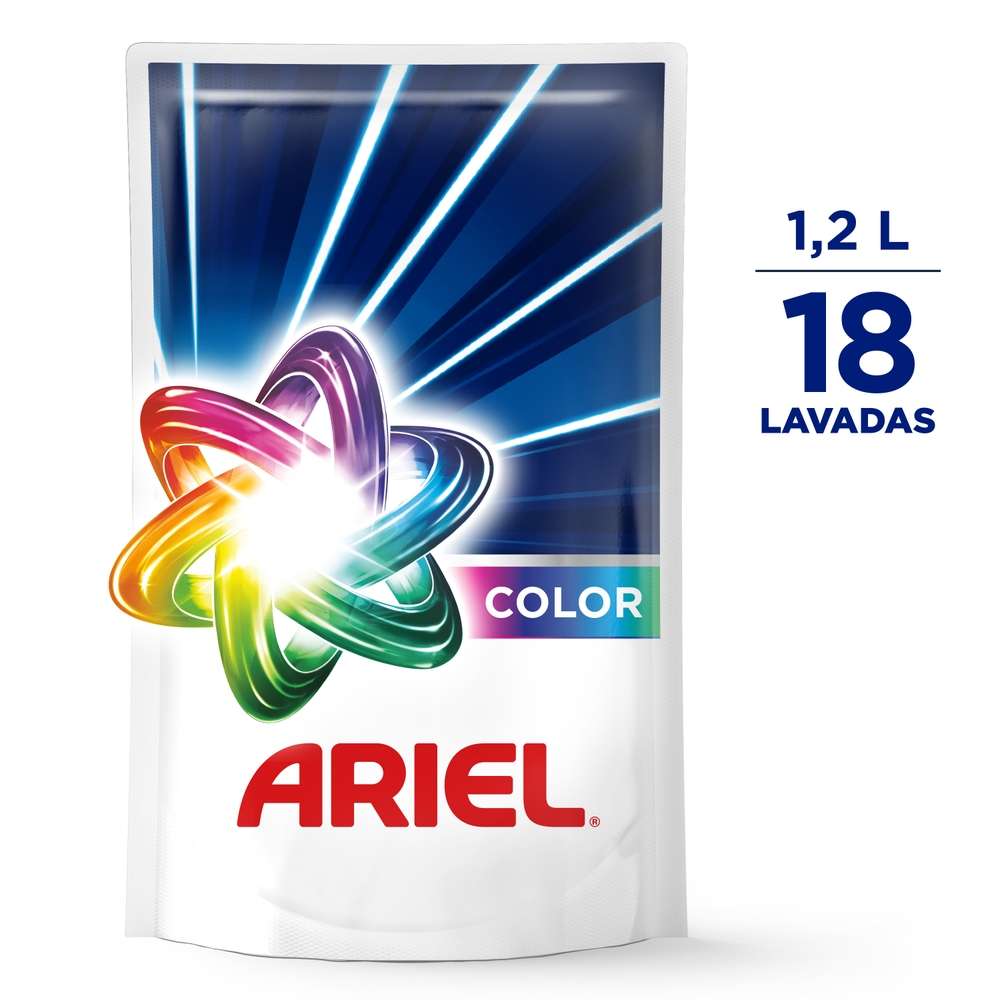 Detergente Líquido Ariel Color 1.2L