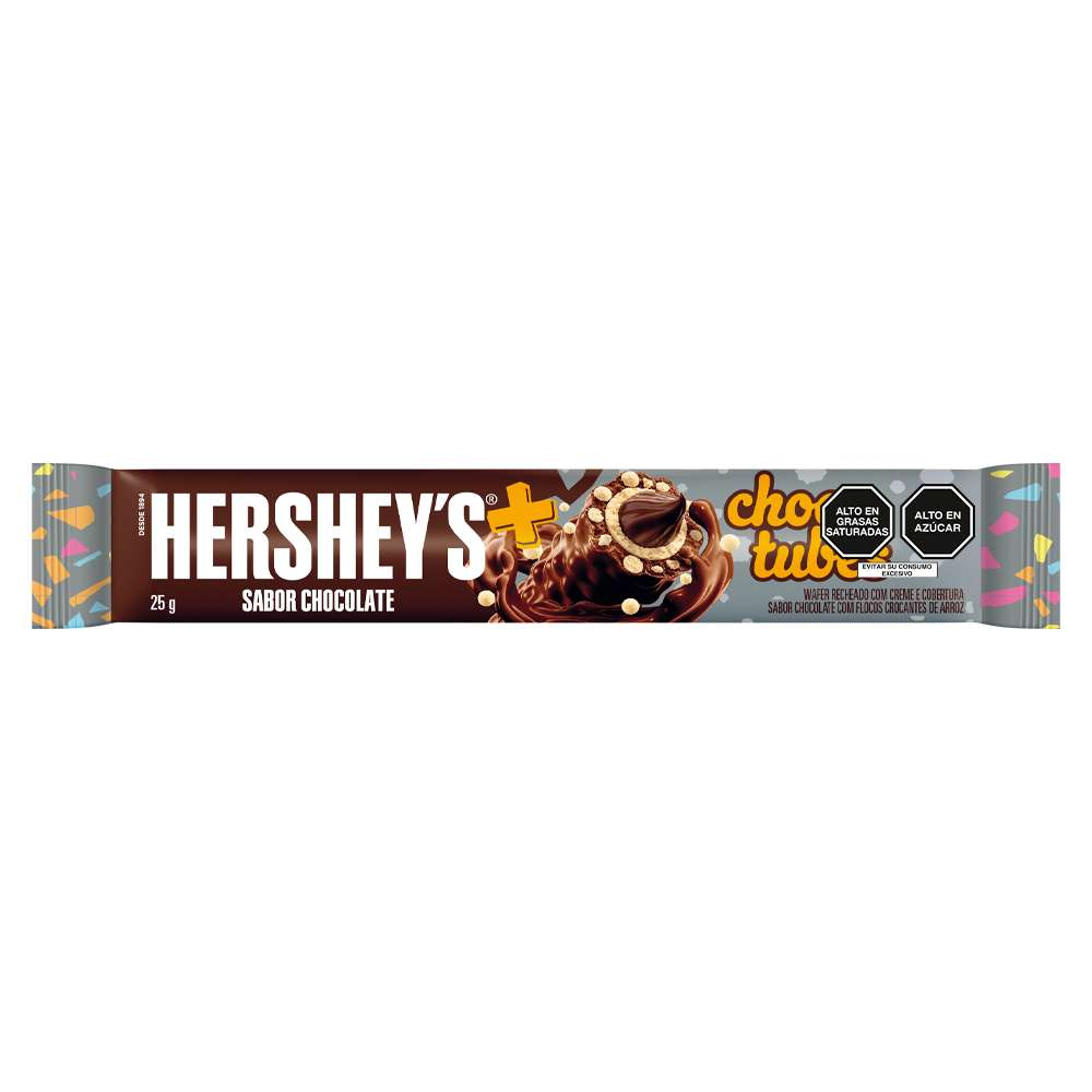 Wafer Relleno Chocotubes Chocolate 25g