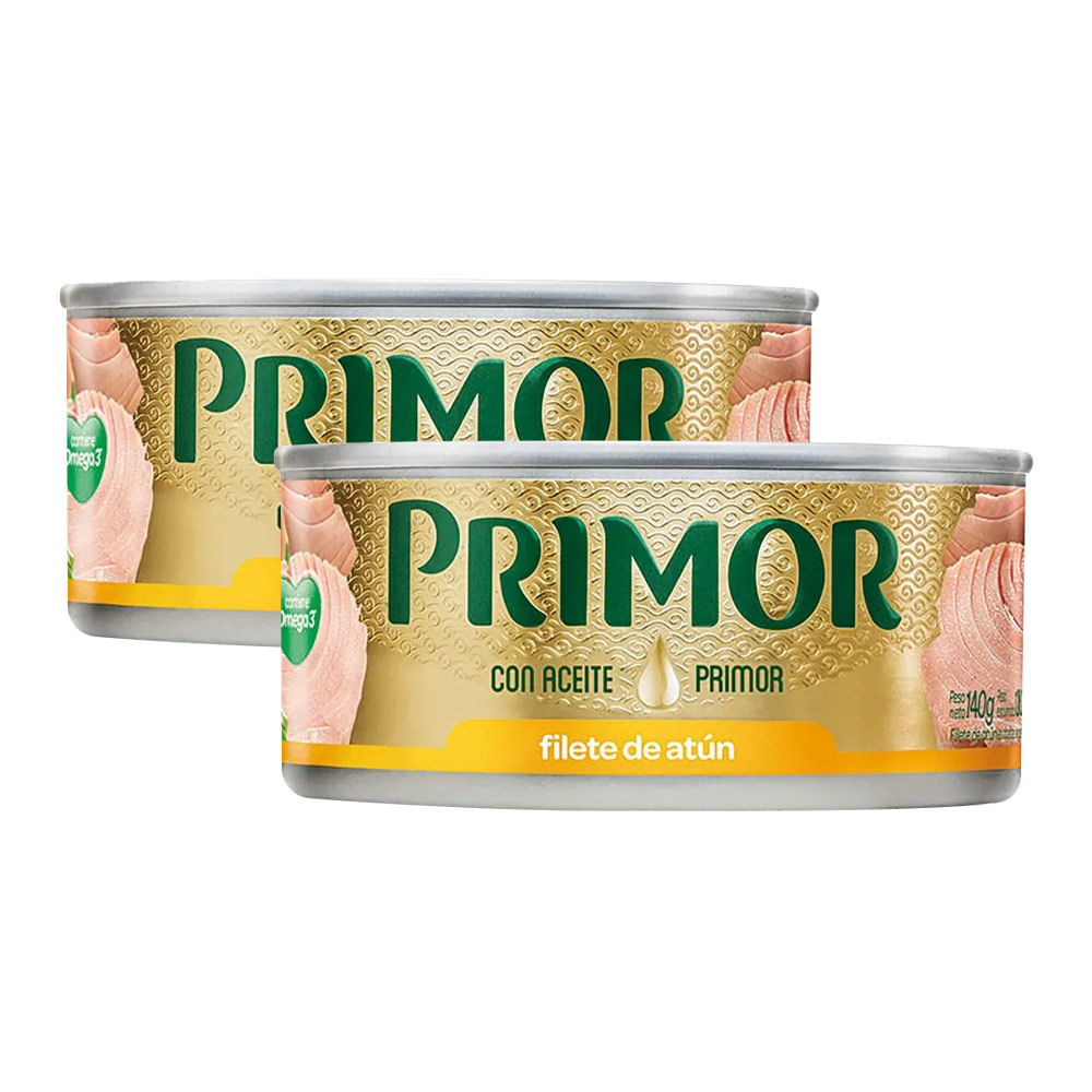 Twopack Filete de Atún Primor 140g