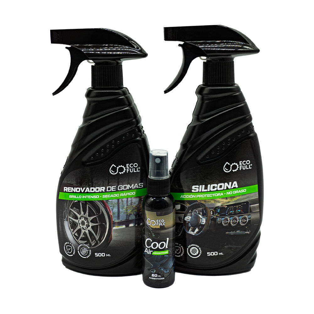 Combo Eco-Full Renovador+Silicona+Ambientador