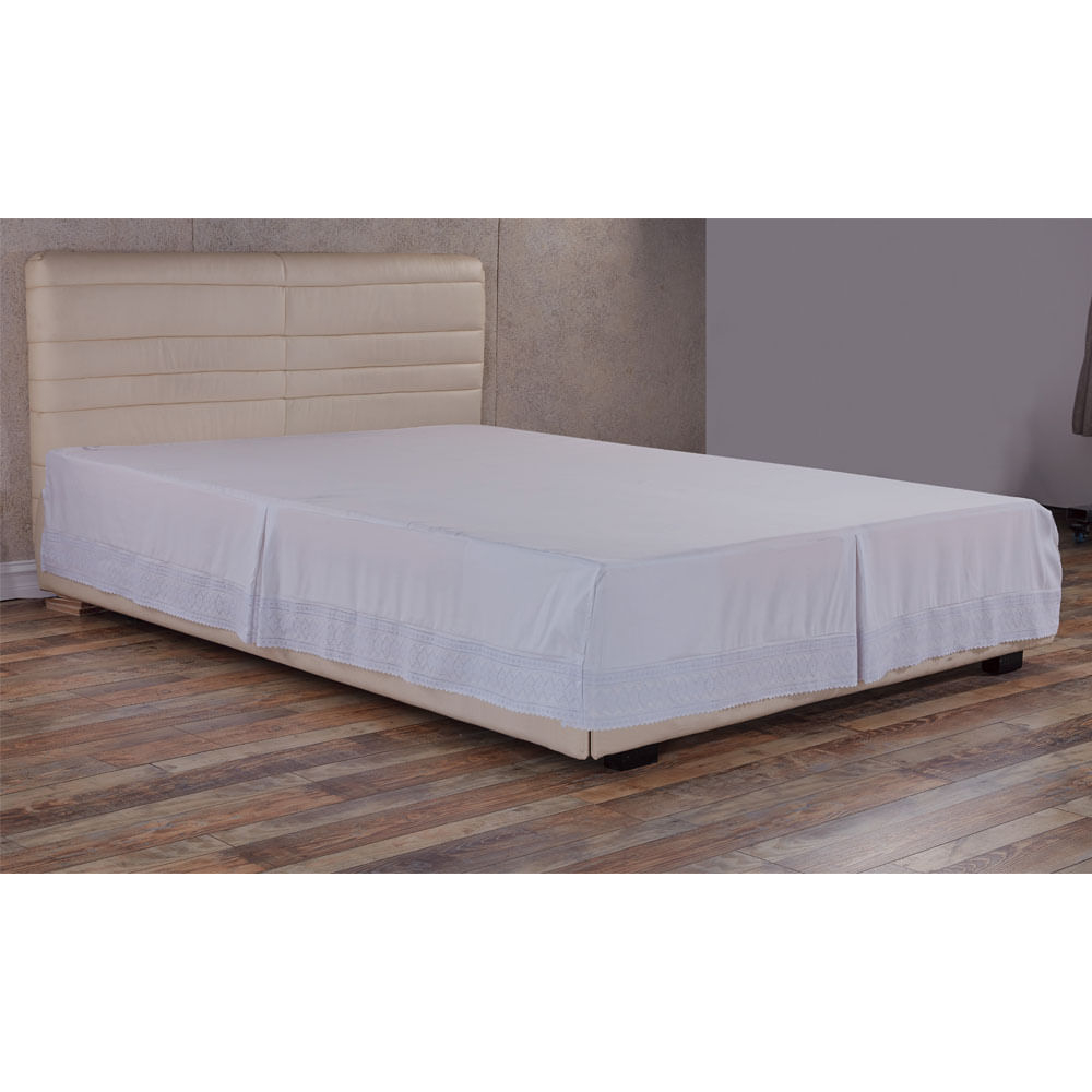 Faldón Krea Bordado King Plaza