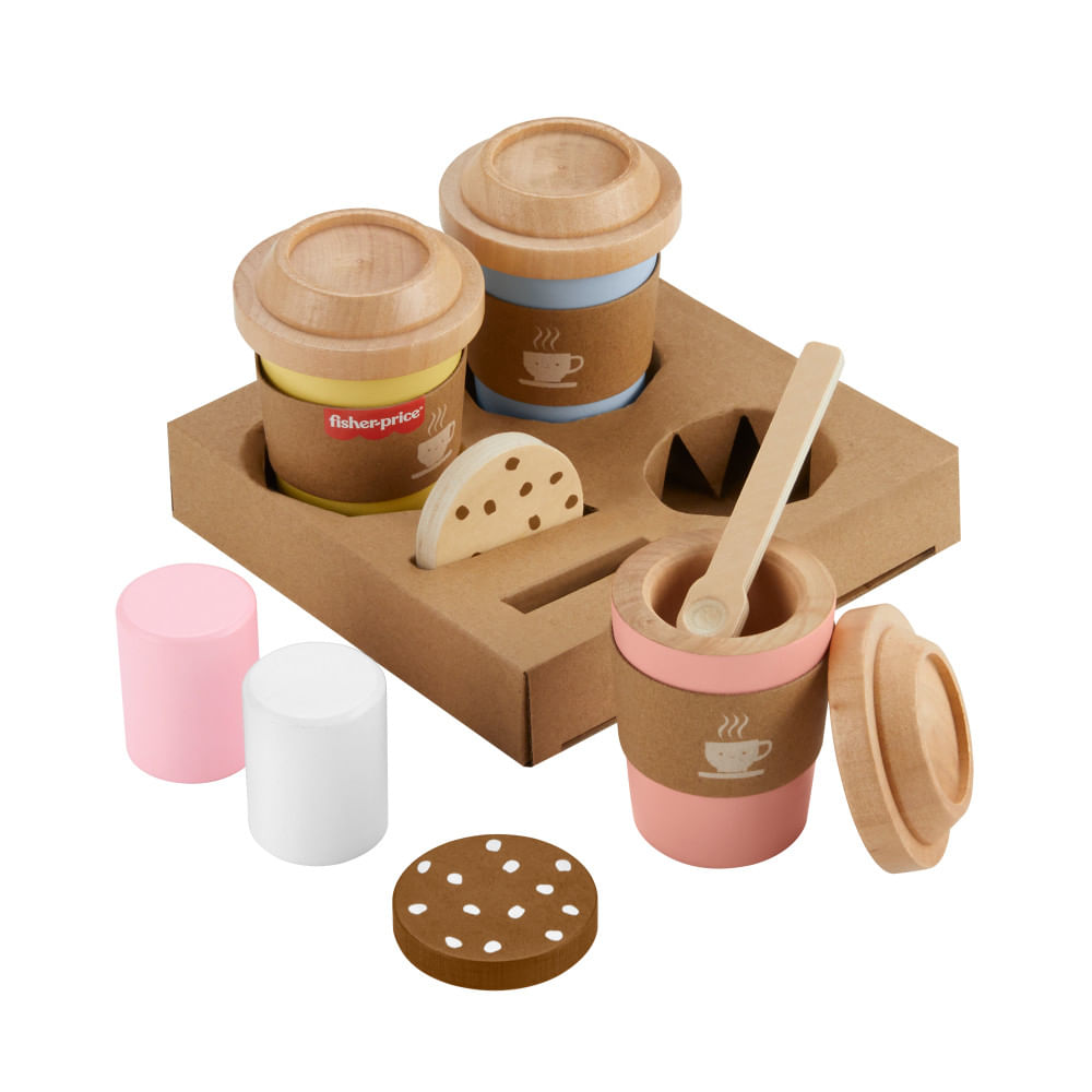 Set Mi Primer Capuchino de Madera Fisher-Price