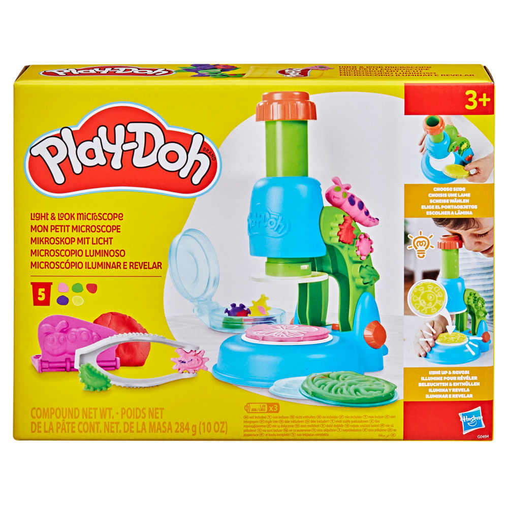 Set Masa Moldeable Play-Doh Microscopio Luminoso