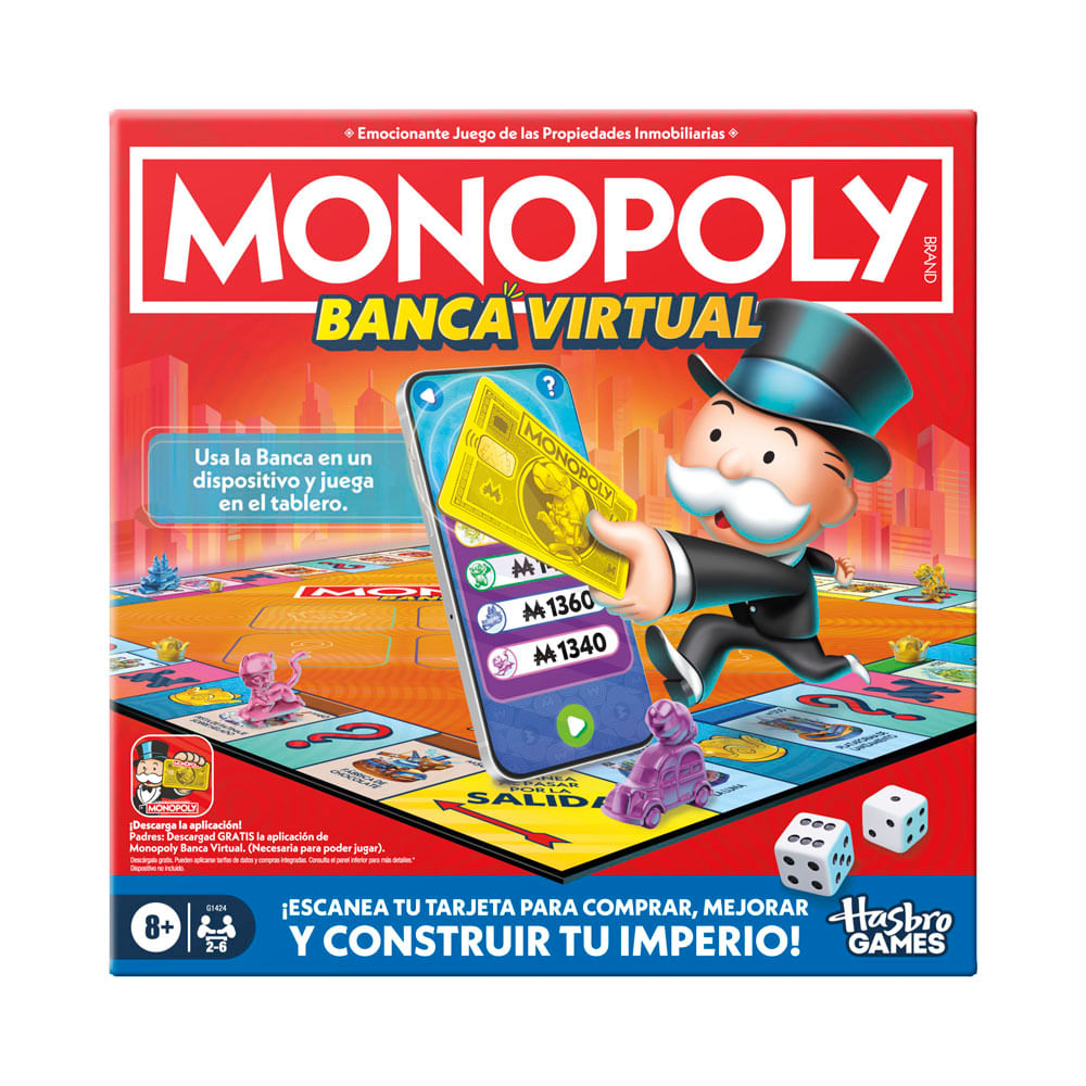 Juego de Mesa Monopoly Banca Virtual