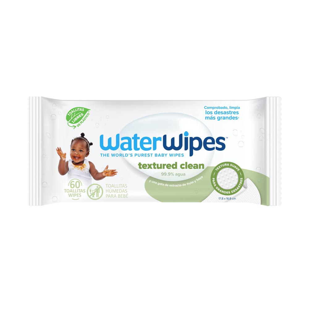 Toallitas Húmedas Water Wipes Textured Clean 60un