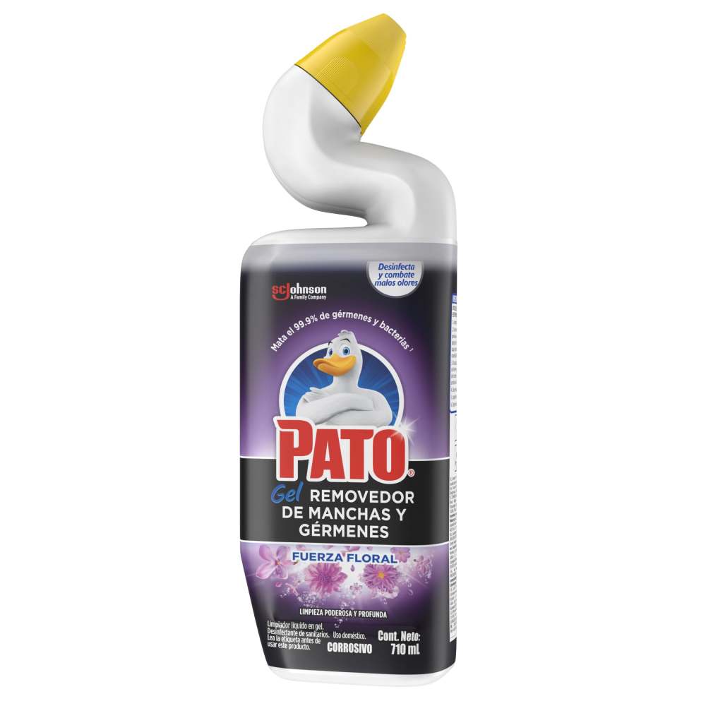 Gel Desinfectante de Sanitarios Pato Fuerza Floral 710ml
