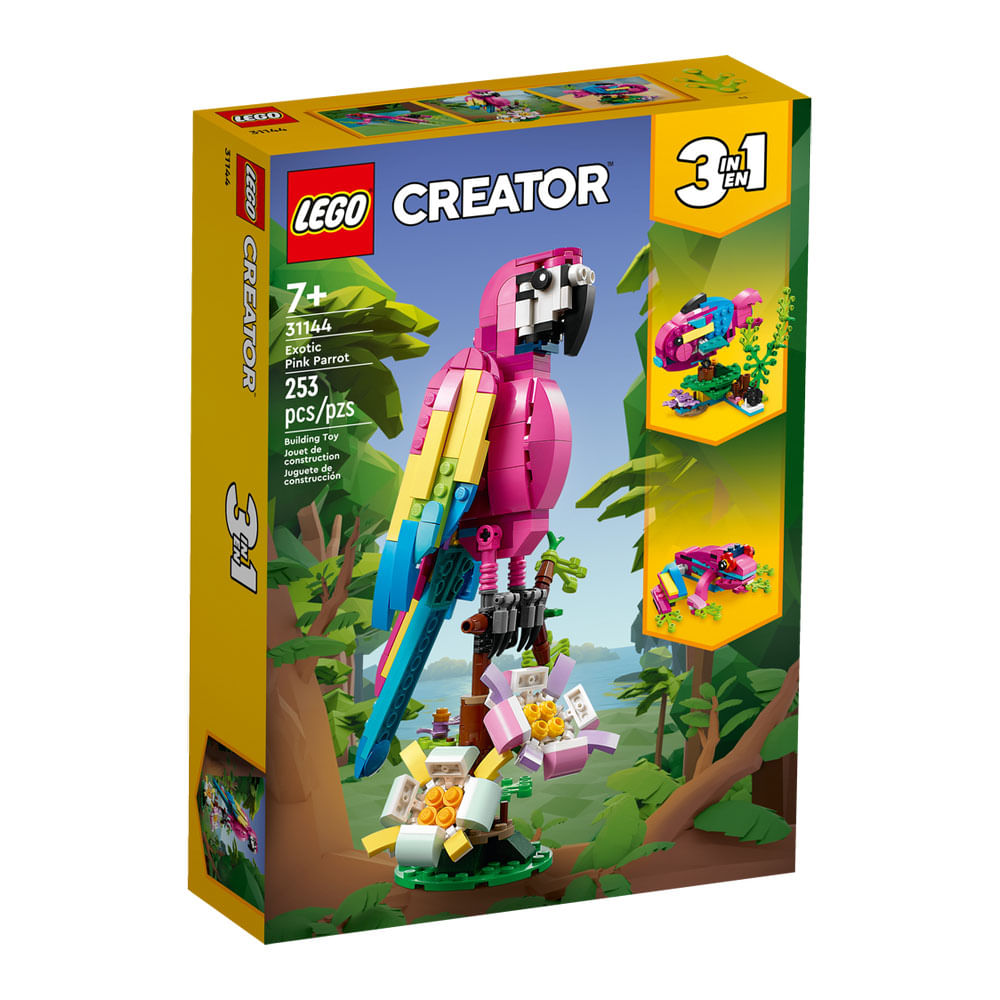 Lego Loro Rosa Exotico