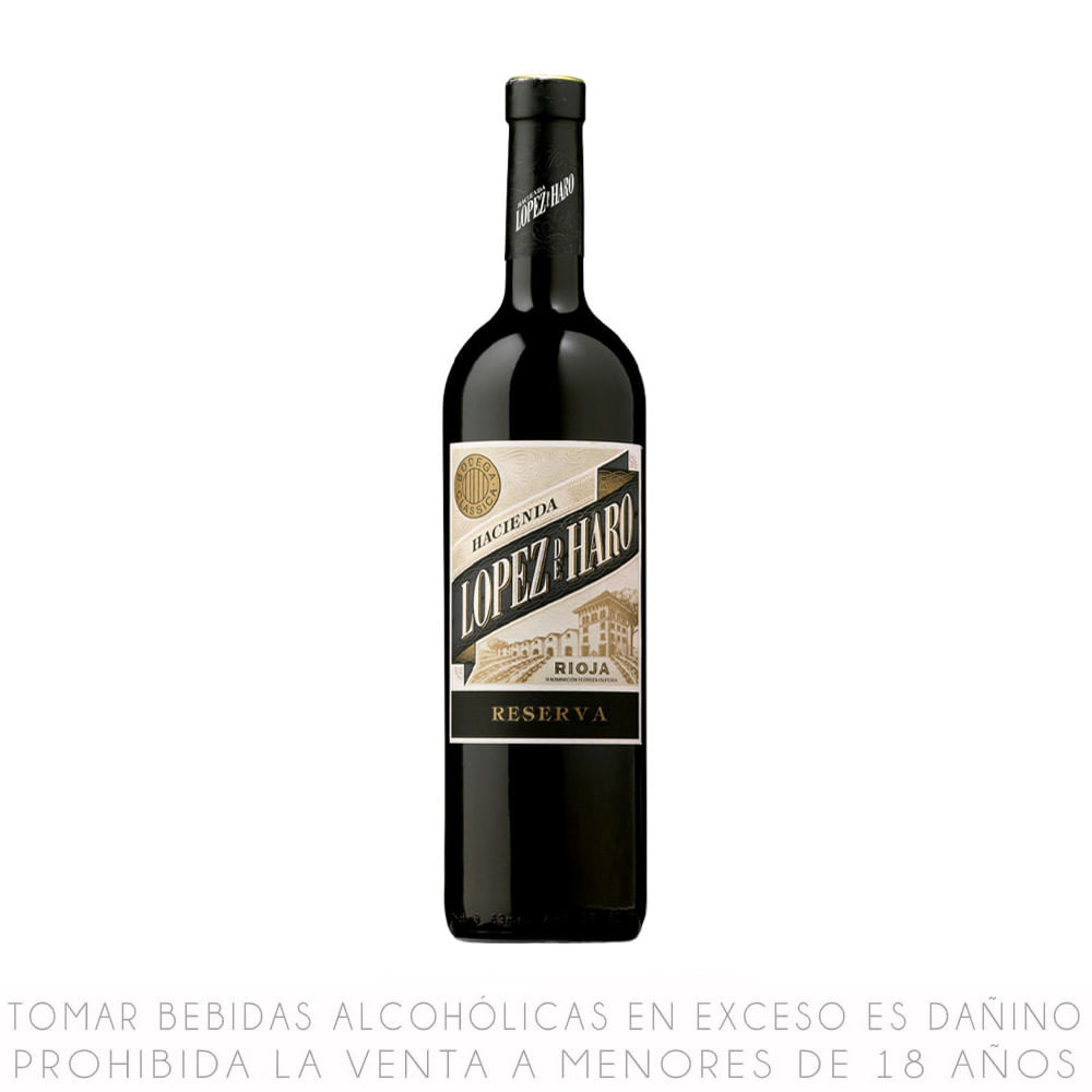 Vino Tinto Blend Lopez de Haro Reserva Botella 750ml