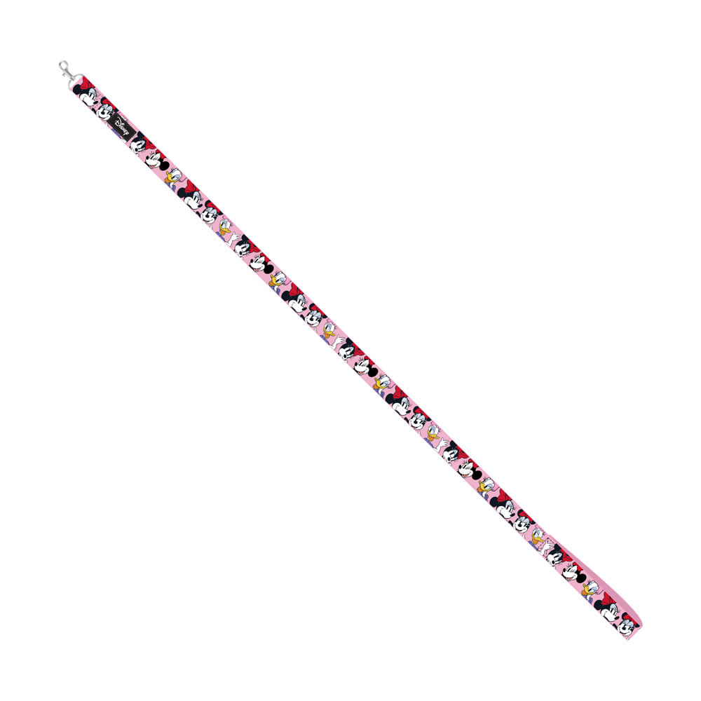 Correa Leash Minnie & Daysi Pink Large