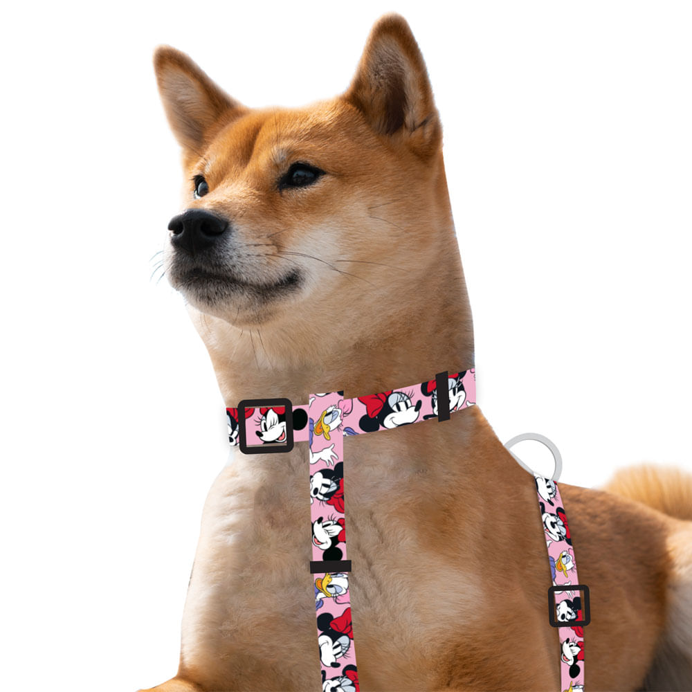 Harness Minnie & Daysi Pink Small