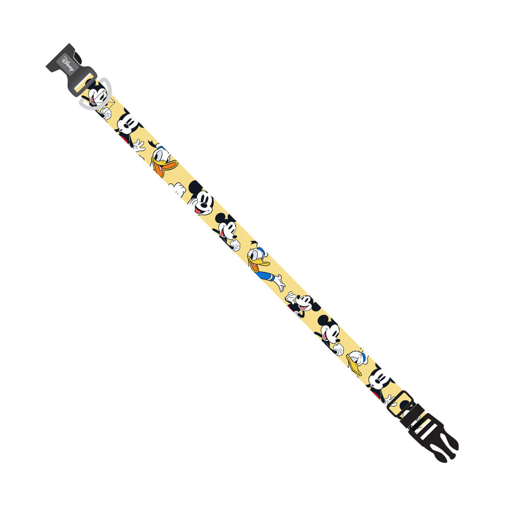 Correa Leash Mickey y Donald Yellow Medium