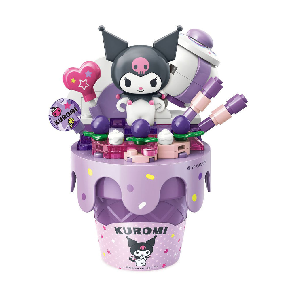 Cono de Helado Armable con Kuromi