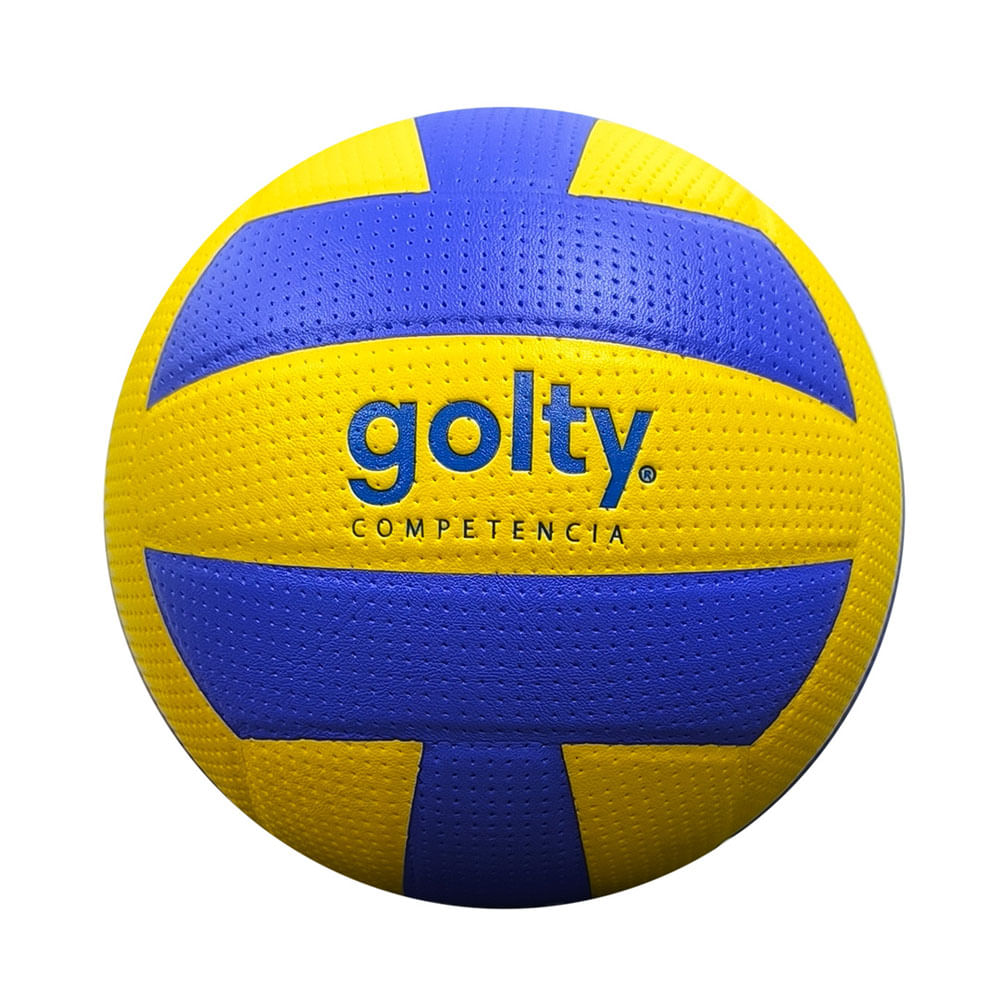 Pelota de Voley Golty Pvc Azul Amarillo