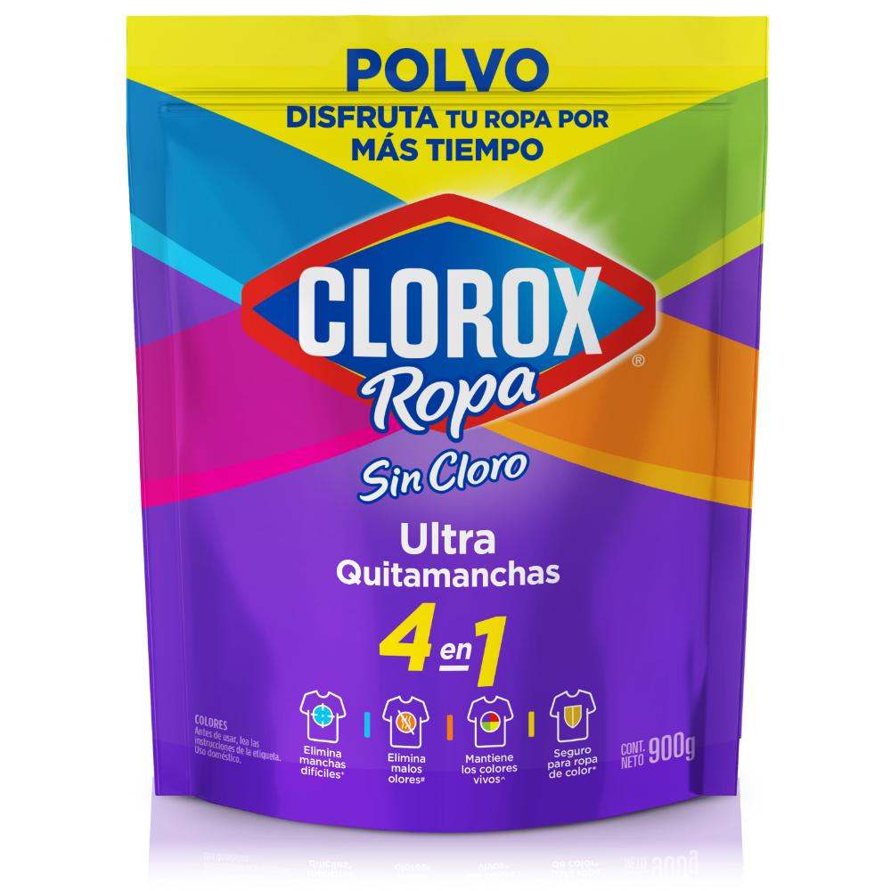 Ultra Quitamanchas en Polvo Clorox Colores 900g